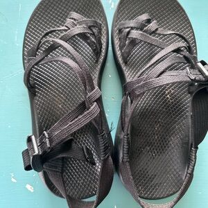 Women’s Chaco Black Strappy Outdoor Sandals